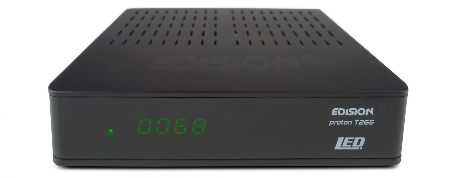 Preiswerter HD-Umstieg: Edision Proton T265 LED, Bild 1 HDTV-Settop-Box Edision Proton T265 LED im Test, Bild 1