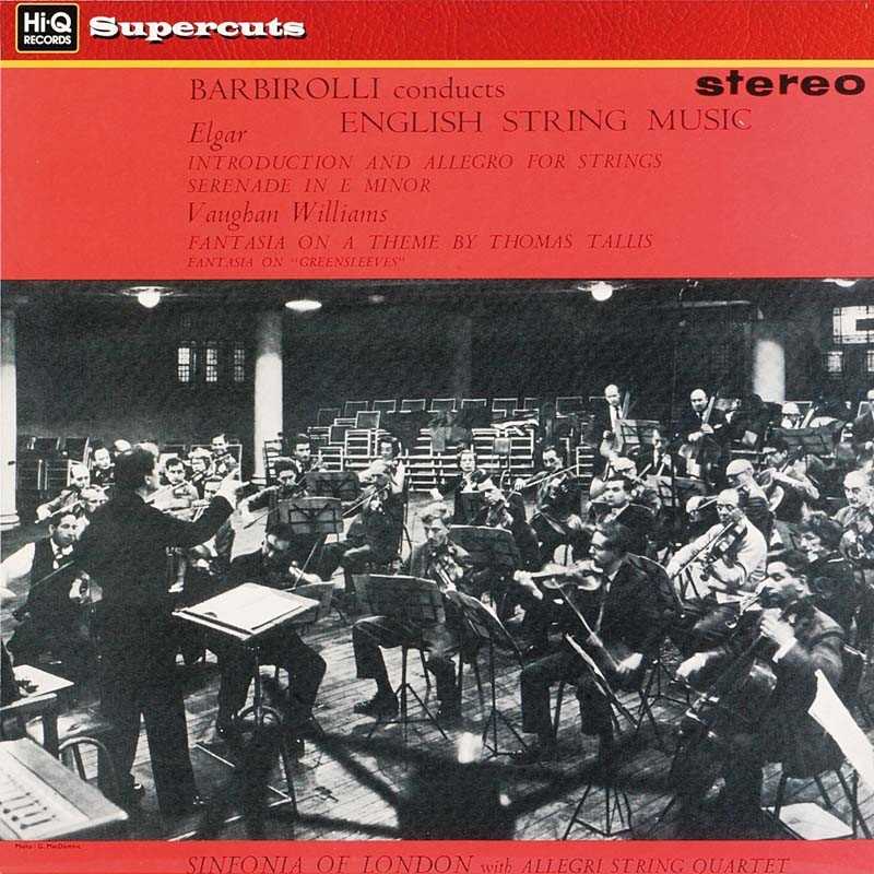 English String Music, Barbirolli – Elgar, Vaughan Williams: Introduction and Allegro for Strings u.a.: English String Music, Barbirolli – Elgar, Vaughan Williams: Introduction and Allegro for Strings u.a. (EMI, HiQ), Bild 1 Schallplatte English String Music, Barbirolli – Elgar, Vaughan Williams: Introduction and Allegro for Strings u.a. (EMI, HiQ) im Test, Bild 1