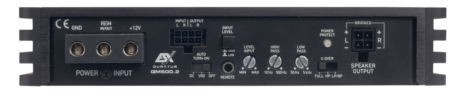 Kompaktes Kraftpaket: ESX QM500.2, Bild 3 Car Hifi Endstufe 2-Kanal ESX QM500.2 im Test, Bild 3
