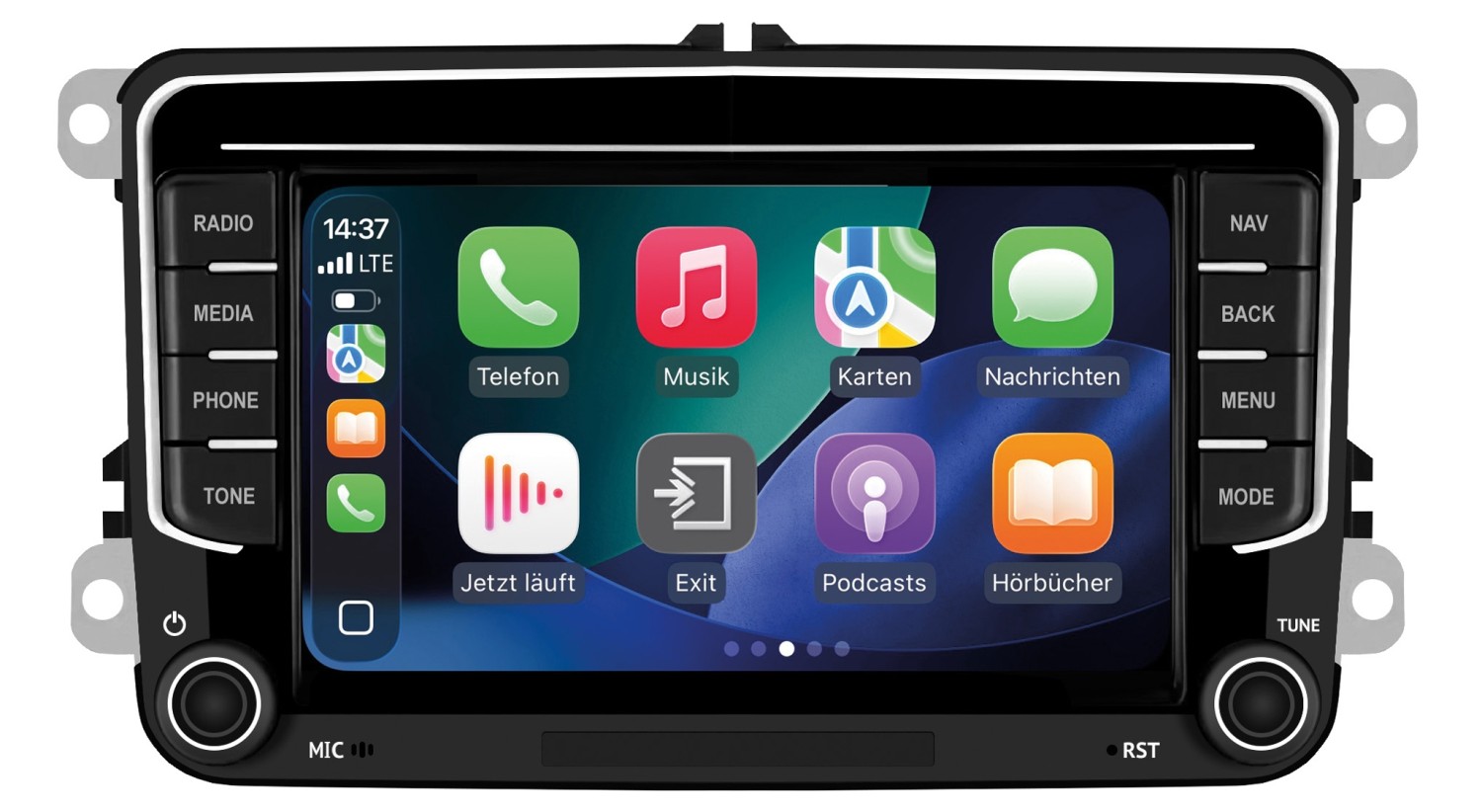 Passt perfekt: ESX VMX751DAB, Bild 2 Autoradio Moniceiver ESX VMX751DAB im Test, Bild 2
