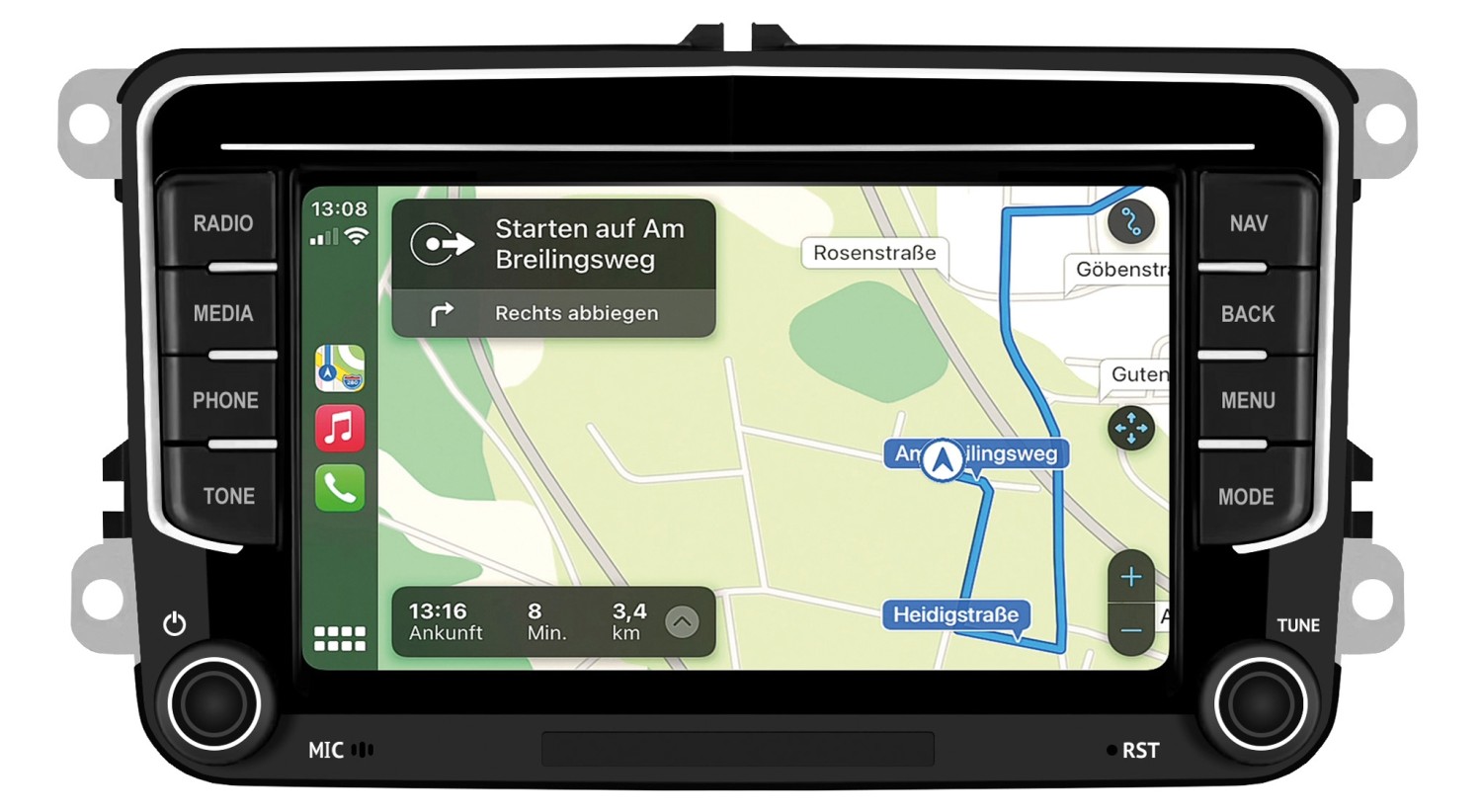 Passt perfekt: ESX VMX751DAB, Bild 4 Autoradio Moniceiver ESX VMX751DAB im Test, Bild 4