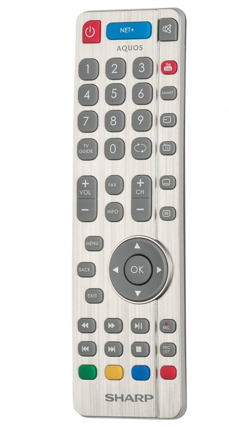 Sportlich-elegant: Sharp LC-49XUF8772ES, Bild 2 Fernseher Sharp LC-49XUF8772ES im Test, Bild 2
