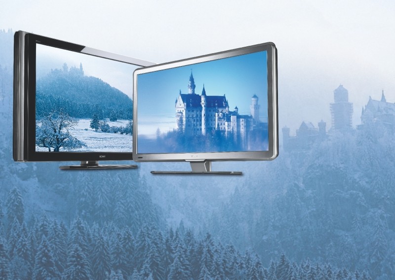 Vergleichstest: Flat-TVs von Philips und Sony mit LED-Backlight, Bild 1 Fernseher: Flat-TVs von Philips und Sony mit LED-Backlight, Bild 1