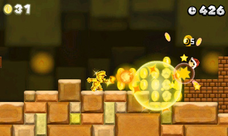 Goldrausch: Nintendo New Super Mario Bros. 2, Bild 2 Games Nintendo 3DS Nintendo New Super Mario Bros. 2 im Test, Bild 2