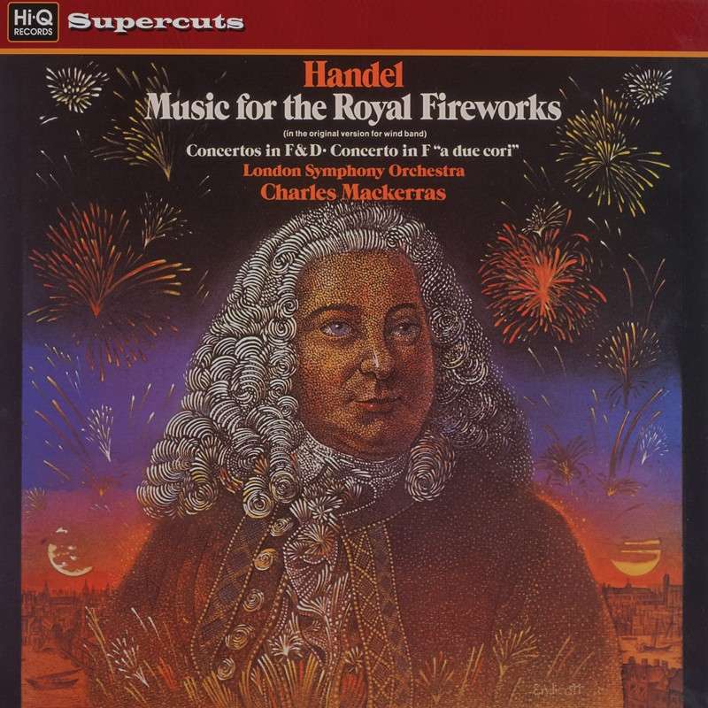 Schallplatte Georg Friedrich Händel, London Symphony Orchestra – Feuerwerksmusik, Concerti F&D, Concerto in F „a due cori“ (EMI) im Test, Bild 1