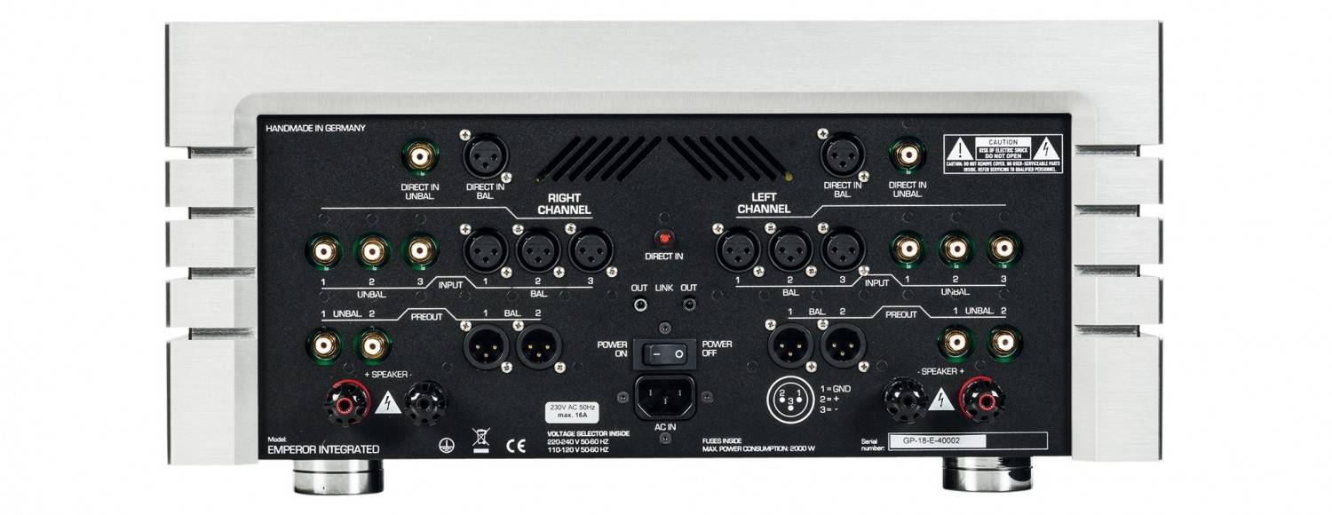 Vollverstärker German Physiks The Emperor Stereo Integrated Amplifier im Test, Bild 5