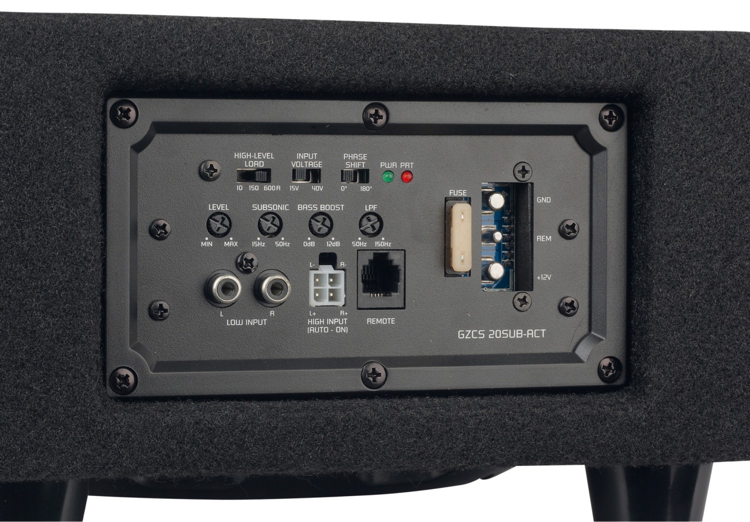 Serientest: Ground Zero GZCS 20SUB-ACT, Ground Zero GZCS 25SUB-ACT, Bild 6 Car Hifi Subwoofer Aktiv Ground Zero GZCS 20SUB-ACT, Ground Zero GZCS 25SUB-ACT im Test , Bild 6