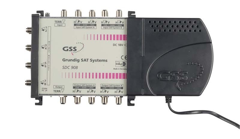 Zubehör Heimkino Grundig Sat Systems (GSS) SDC 908 + SDP 900 im Test, Bild 5