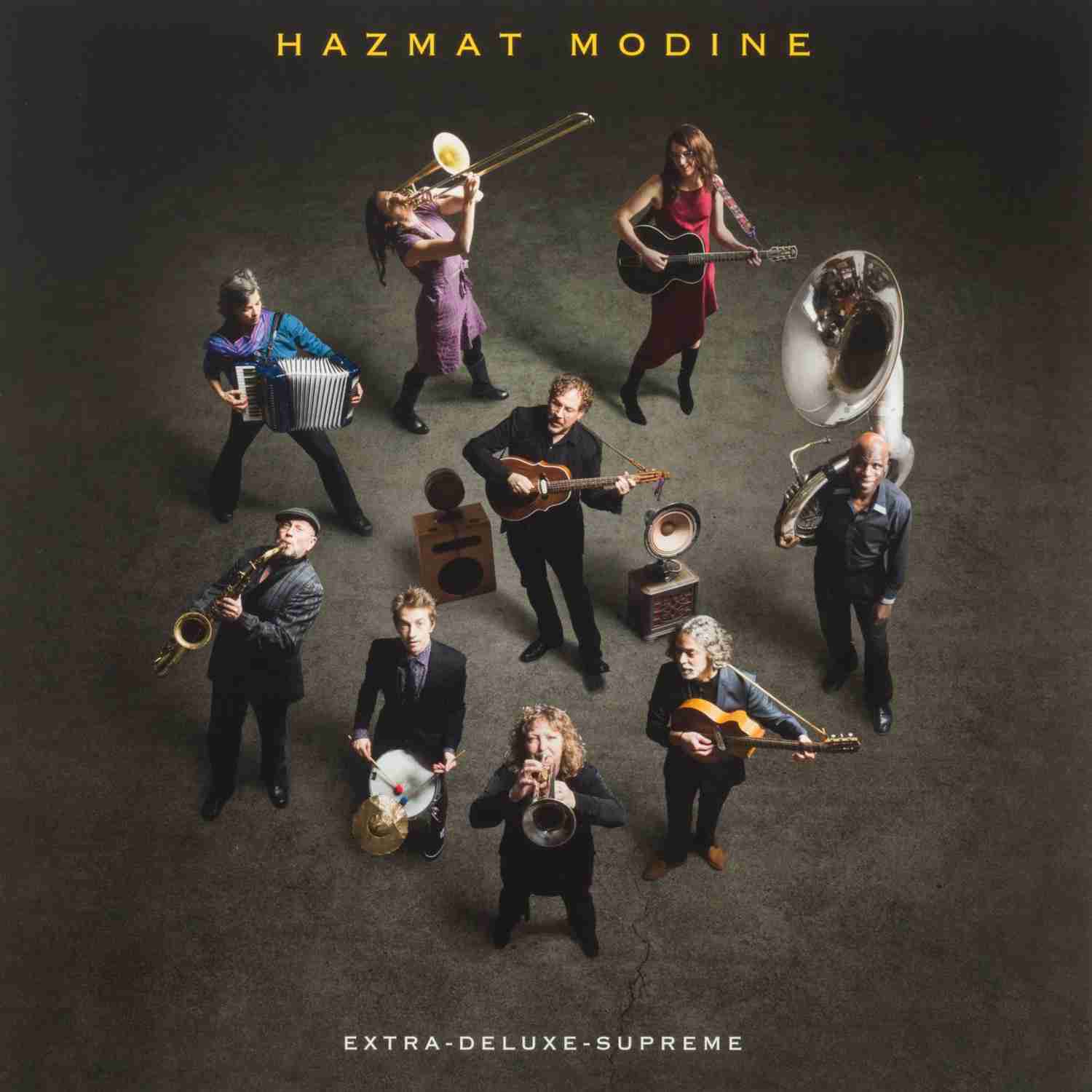 Hazmat Modine - Extra-Deluxe-Supreme: Hazmat Modine - Extra-Deluxe-Supreme (Jaro), Bild 1 Schallplatte Hazmat Modine - Extra-Deluxe-Supreme (Jaro) im Test, Bild 1