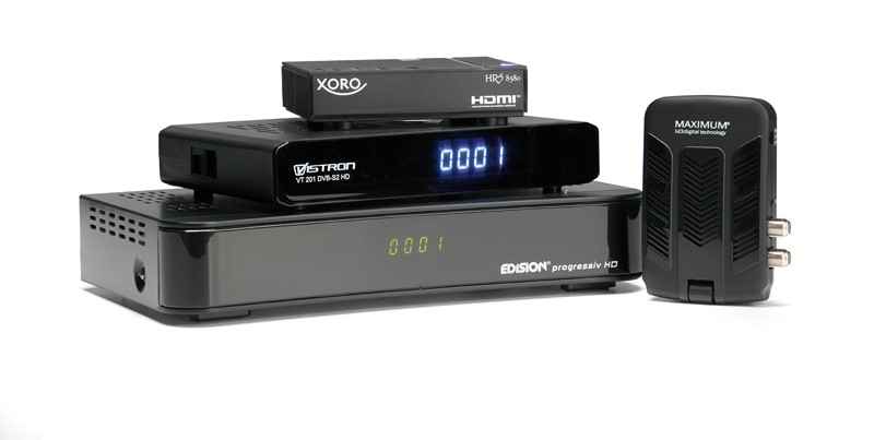 Vergleichstest: HDTV-Sat-Receiver, Bild 1 Sat Receiver ohne Festplatte: HDTV-Sat-Receiver, Bild 1