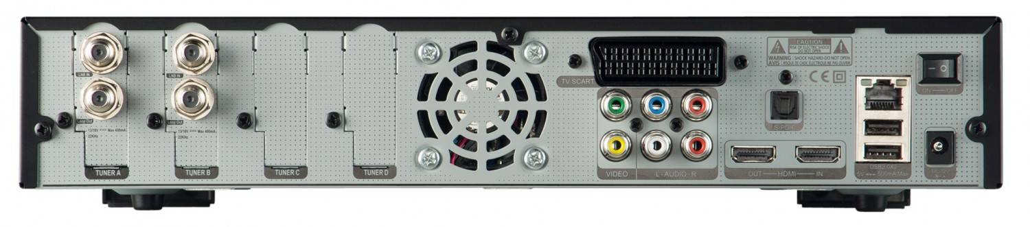 Multimedia- Aufnahmemaschine: Opticum AX Quadbox HD 2400, Bild 3 HDTV-Settop-Box Opticum AX Quadbox HD 2400 im Test, Bild 3