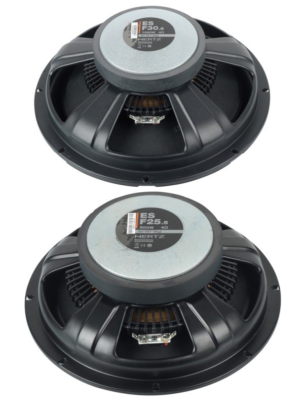 Car-Hifi Subwoofer Chassis Hertz ES F20.5, Hertz ES F30.5 im Test , Bild 2