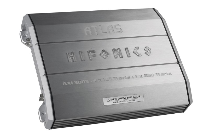 Hybrid- Antrieb: Hifonics Atlas Axi 3003, Bild 1 Car HiFi Endstufe Multikanal Hifonics Atlas Axi 3003 im Test, Bild 1