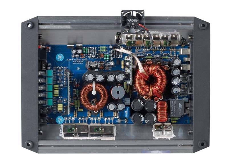 Amplificateur Auto HIFONICS PLUTO1 - 1 Canal, 375W Max, Pour Subwoofer, Réglage Basses, Universel