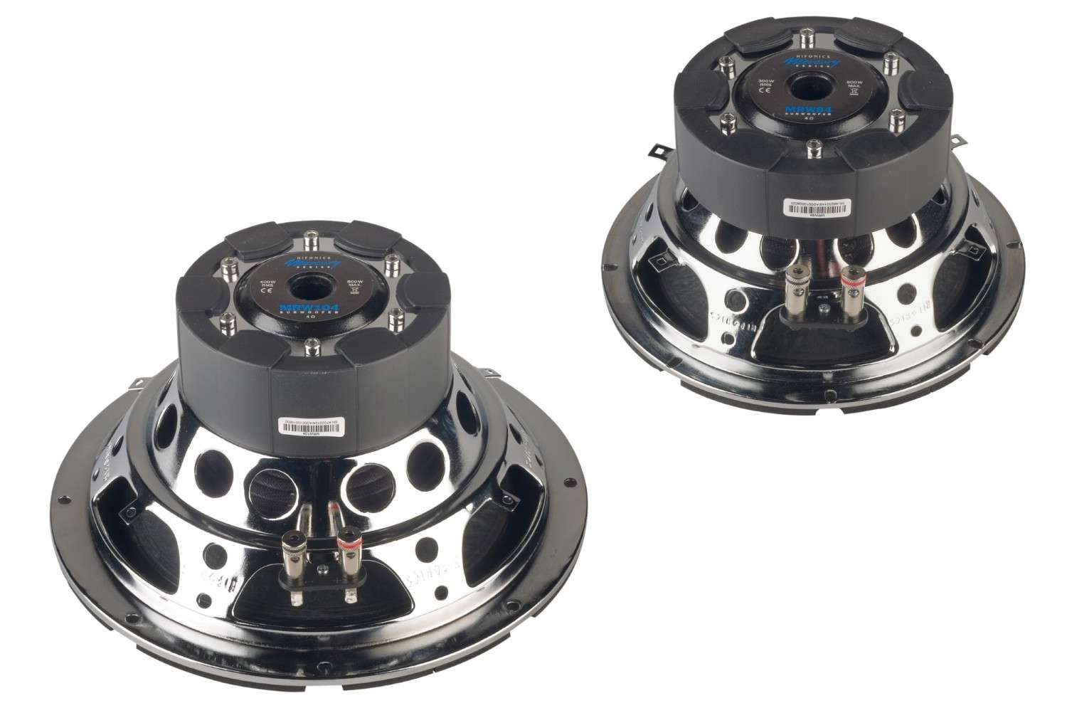 In-Car Subwoofer Chassis Hifonics MRW84, Hifonics MRW104 im Test , Bild 3