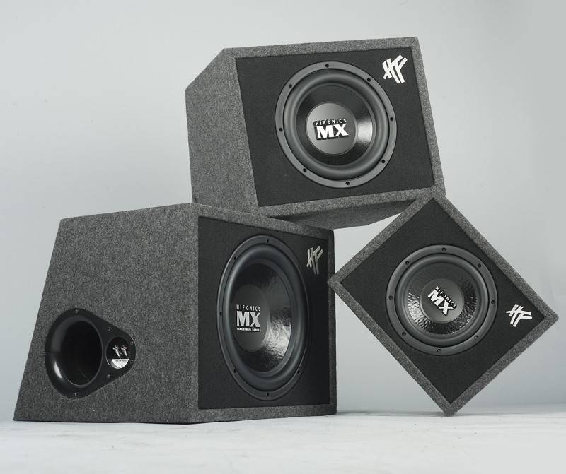 Serientest: Hifonics MX8REFLEX, Hifonics MX10REFLEX, Hifonics MX12REFLEX, Bild 1 Car-Hifi Subwoofer Gehäuse Hifonics MX8REFLEX, Hifonics MX10REFLEX, Hifonics MX12REFLEX im Test , Bild 1