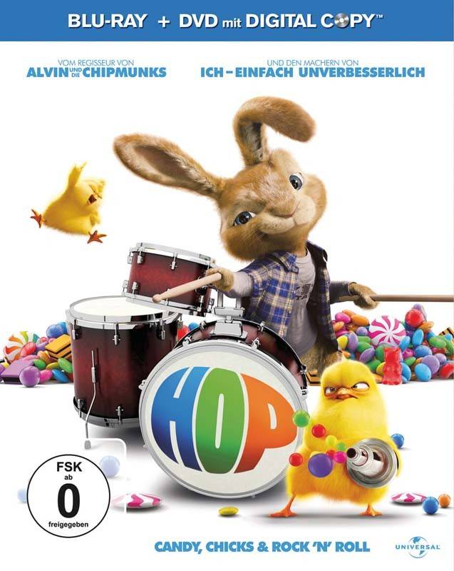Hop – Osterhase oder Superstar?: Hop – Osterhase oder Superstar? (Universal), Bild 1 Blu-ray Film Hop – Osterhase oder Superstar? (Universal) im Test, Bild 1