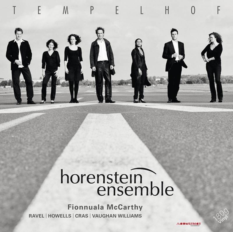 Horenstein Ensemble, Fionnula McCarthy – Ravel, Howells, Cras, Vaughan Williams: Tempelhof: Horenstein Ensemble, Fionnula McCarthy – Ravel, Howells, Cras, Vaughan Williams: Tempelhof (Acousense Records), Bild 1 Schallplatte Horenstein Ensemble, Fionnula McCarthy – Ravel, Howells, Cras, Vaughan Williams: Tempelhof (Acousense Records) im Test, Bild 1