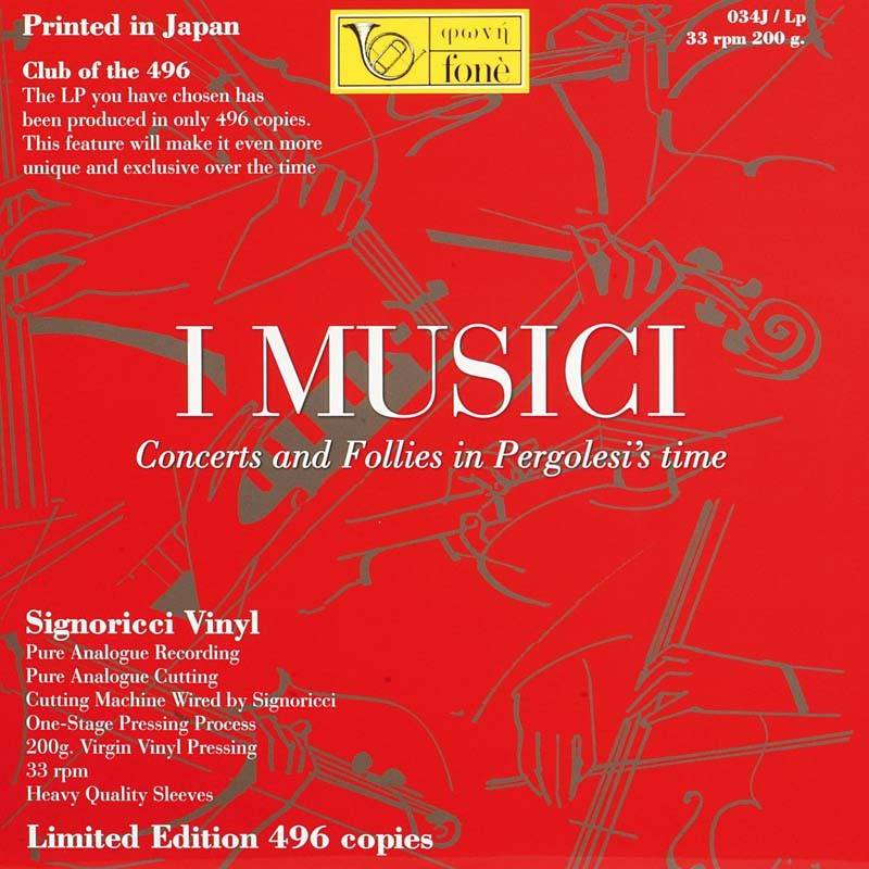 I Musici – Geminiani, Pergolesi, Vivaldi: Concerts and Follies in Pergolesi´s Time: I Musici – Geminiani, Pergolesi, Vivaldi: Concerts and Follies in Pergolesi´s Time (Foné), Bild 1 Schallplatte I Musici – Geminiani, Pergolesi, Vivaldi: Concerts and Follies in Pergolesi´s Time (Foné) im Test, Bild 1