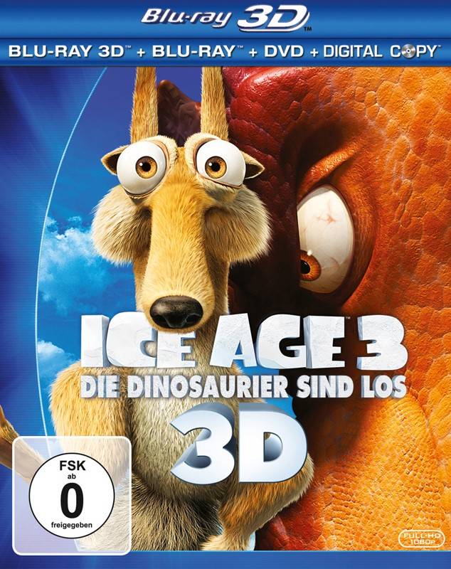 Blu-ray Film Ice Age 3 Die Dinosaurier sind los 3D (Fox) im Test, Bild 1
