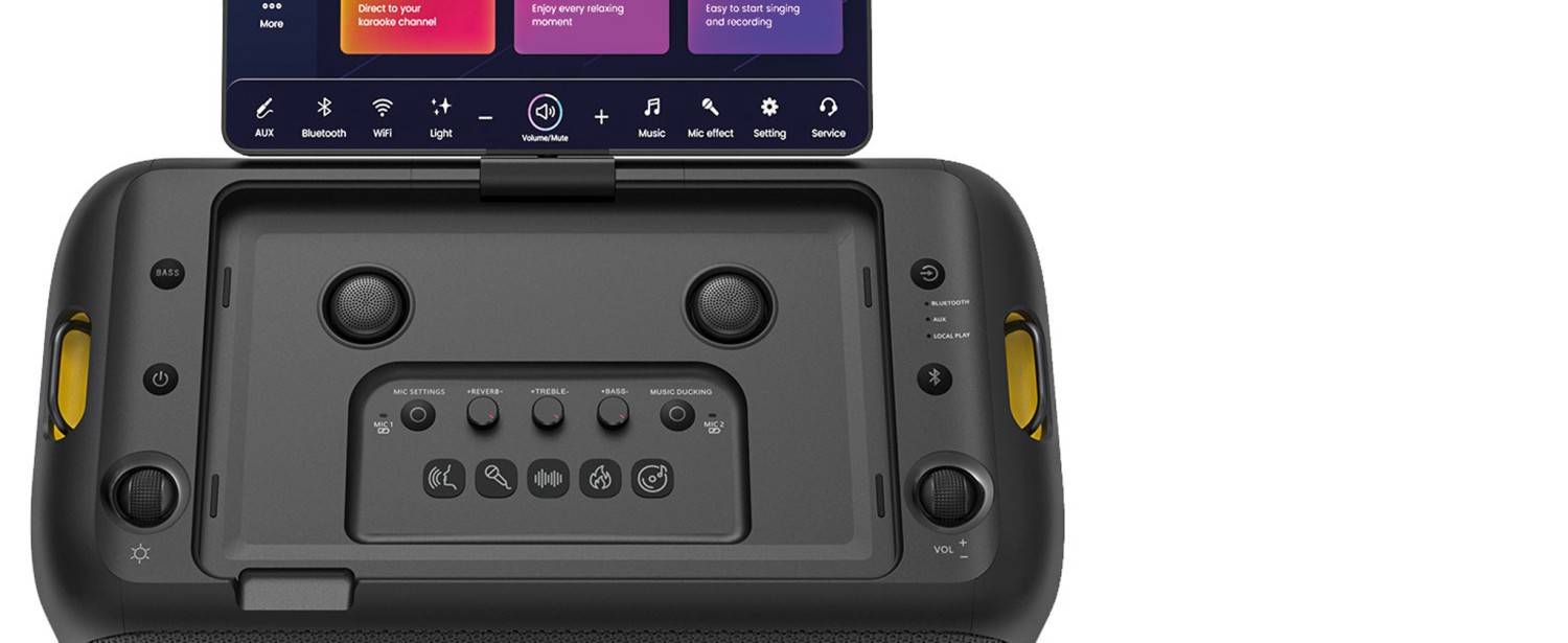Unleash the Singer in You!: Ikarao Karaoke, Bild 2 Bluetooth-Lautsprecher Ikarao Karaoke im Test, Bild 2