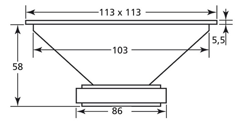 Lautsprecherchassis Mitteltöner IMG Stageline SP-4/60PRO im Test, Bild 9