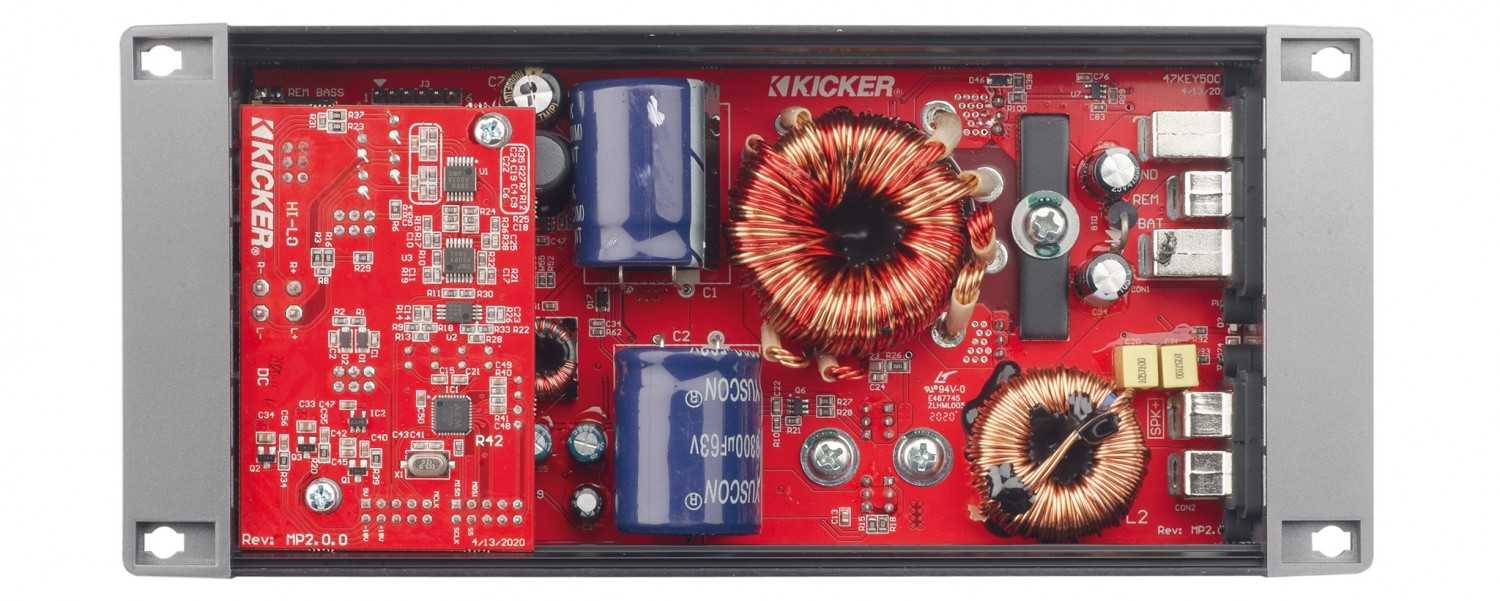 Kicker KEY500.1 – selbst einmessende Endstufe für Subwoofer: Kicker KEY500.1, Bild 3 In-Car Endstufe Mono Kicker KEY500.1 im Test, Bild 3