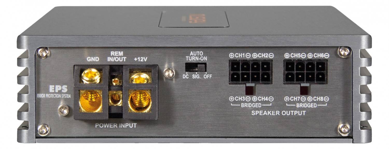 Musway EIGHT100 – 8-Kanal-Endstufe mit Hammerleistung: Musway EIGHT100, Bild 3 In-Car Endstufe Multikanal Musway EIGHT100 im Test, Bild 3