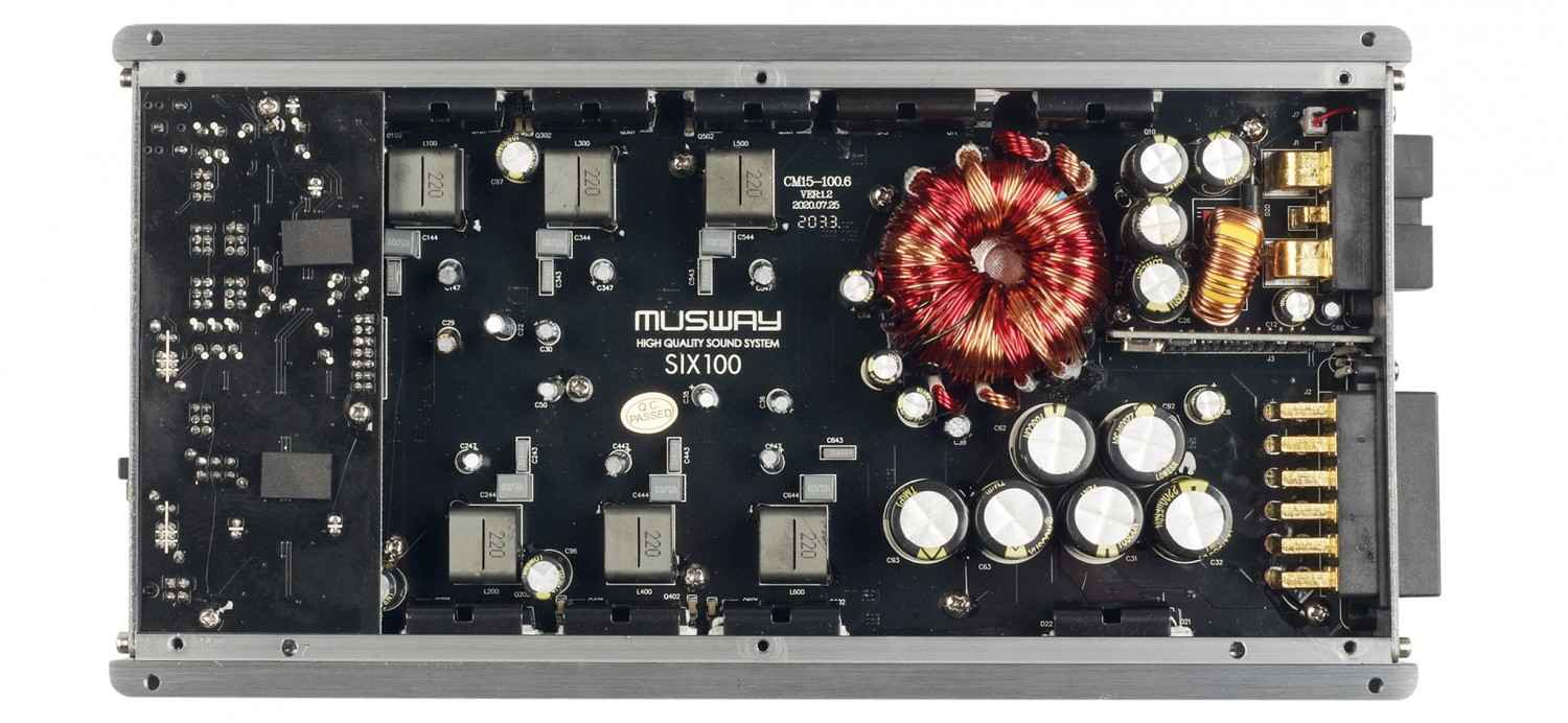Komplettversorgung: Musway SIX100, Bild 20 In-Car Endstufe Multikanal Musway SIX100 im Test, Bild 20