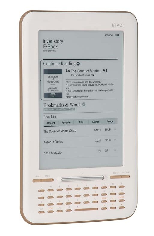 E-Book Reader iRiver Story HD im Test, Bild 1