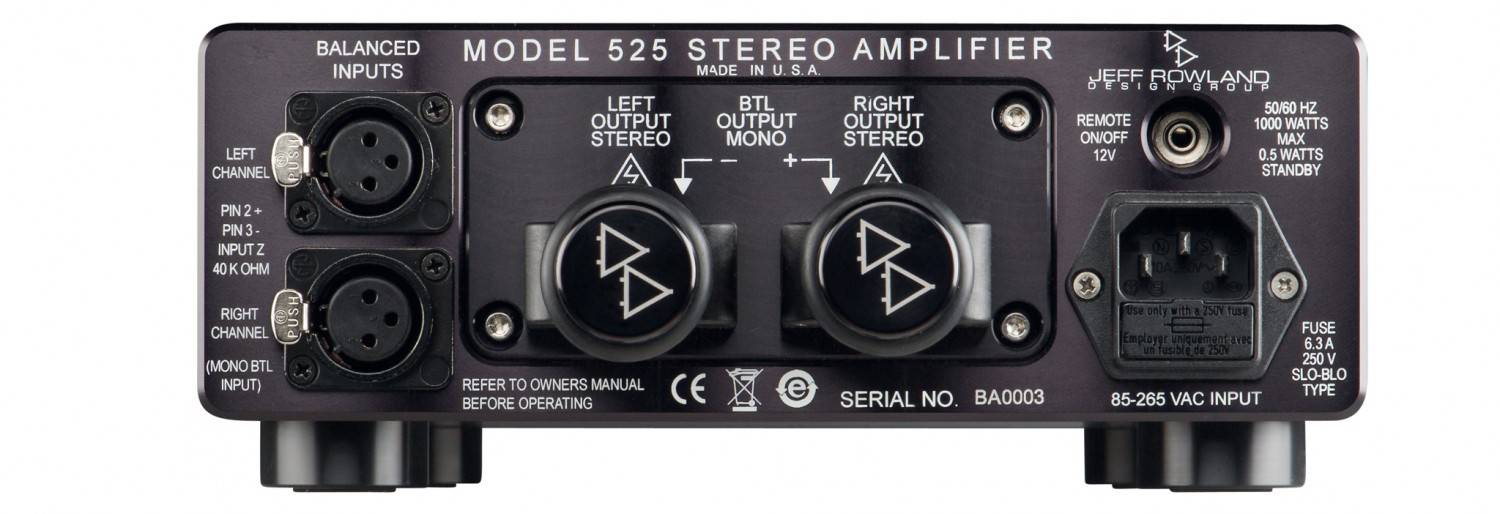 Endstufen Jeff Rowland Design Group Research Model 525 im Test, Bild 3