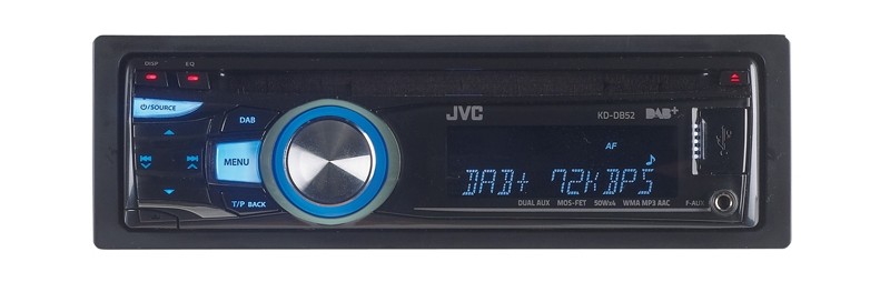 1-DIN-Autoradios JVC KD-DB52 im Test, Bild 2