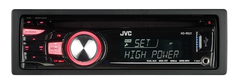 1-DIN-Autoradios JVC KD-R521 im Test, Bild 1