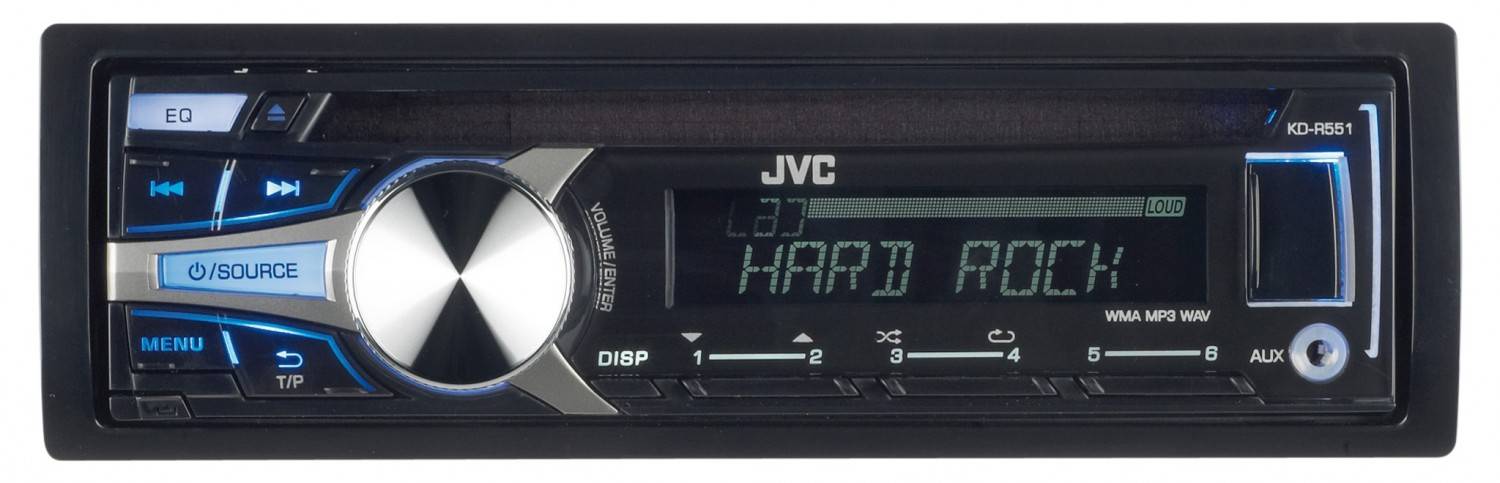 1-DIN-Autoradios JVC KD-R551 im Test, Bild 3