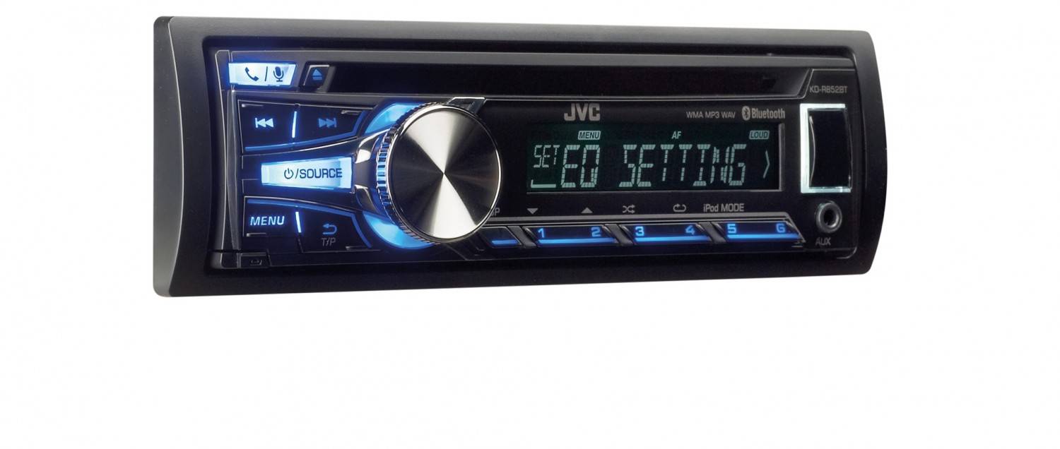 1-DIN-Autoradios JVC KD-R852BT im Test, Bild 1