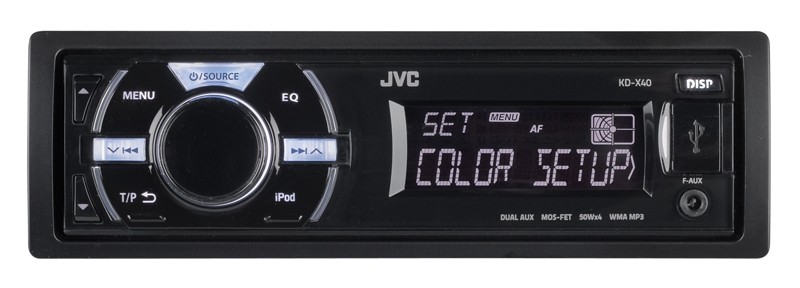 1-DIN-Autoradios JVC KD-X40 im Test, Bild 1