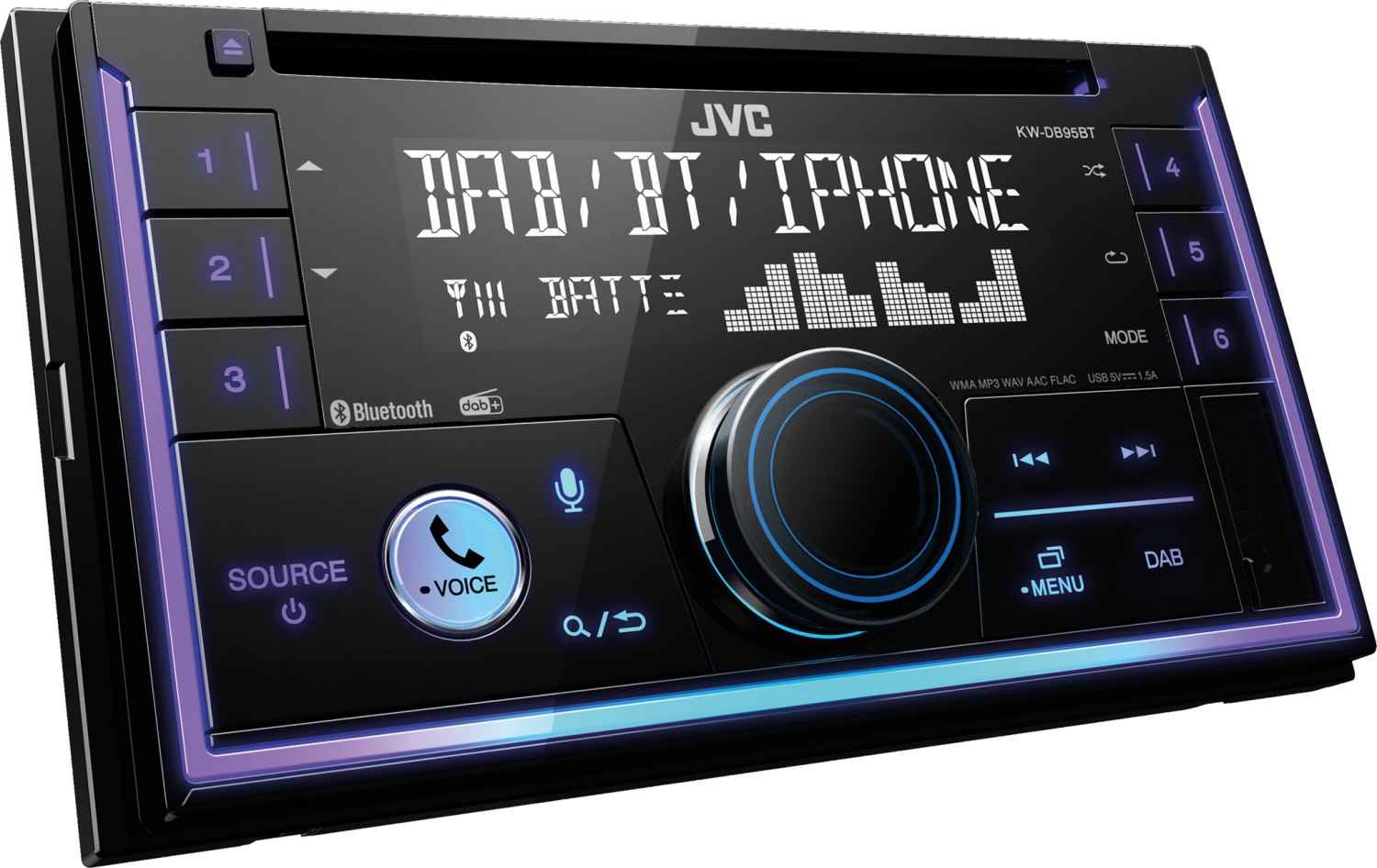 JVC KW-DB95BT - 2-DIN-Autoradio JVC KW-DB95BT - 2-DIN-Autoradio