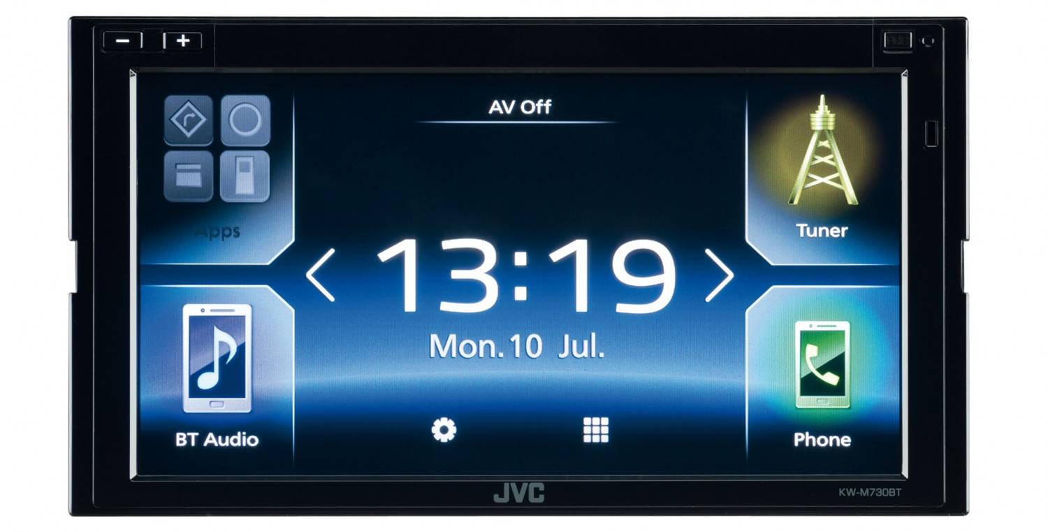 Für Android und iPhone: JVC KW-M730BT, Bild 1 Moniceiver JVC KW-M730BT im Test, Bild 1
