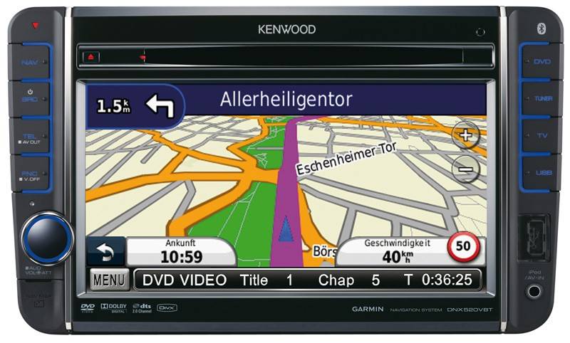 Naviceiver Kenwood DNX520VBT im Test, Bild 3