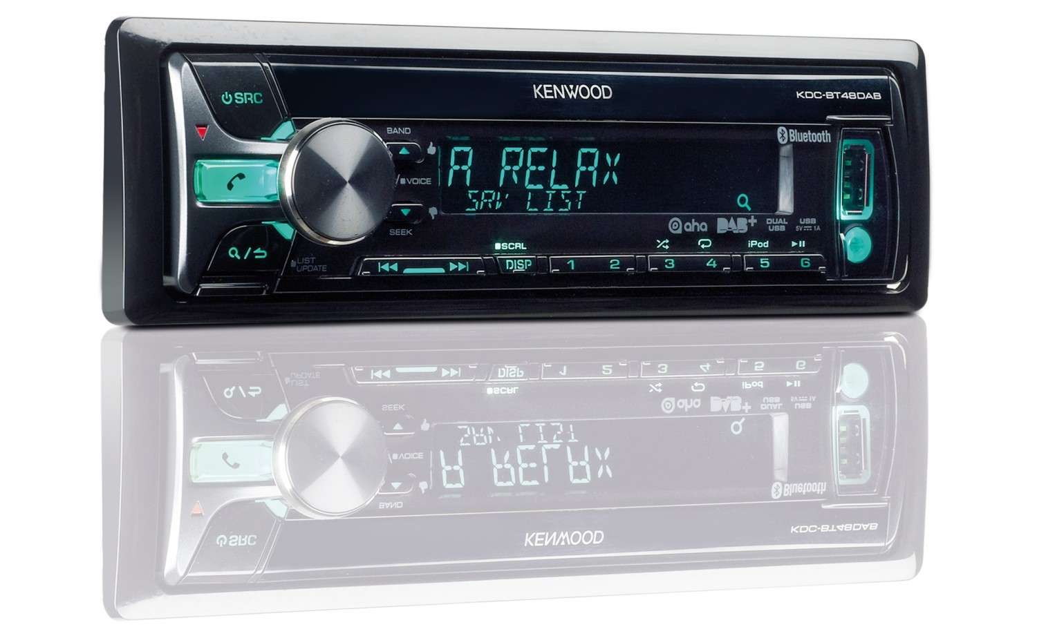 Goldene Mitte: Kenwood KDC-BT48DAB, Bild 1 1-DIN-Autoradios Kenwood KDC-BT48DAB im Test, Bild 1
