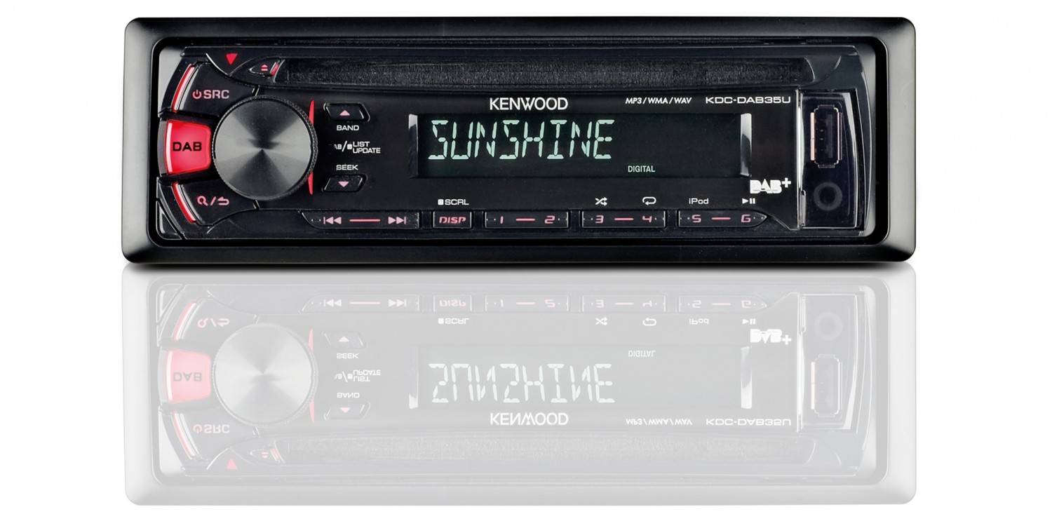DAB-Einstieg: Kenwood KDC-DAB35U, Bild 1 1-DIN-Autoradios Kenwood KDC-DAB35U im Test, Bild 1