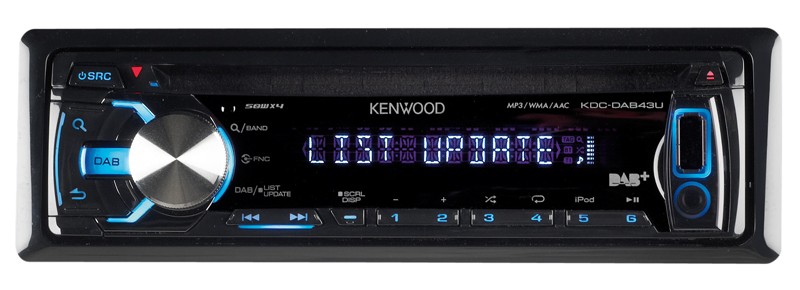 Rauschfrei: Kenwood KDC-DAB43U, Bild 1 1-DIN-Autoradios Kenwood KDC-DAB43U im Test, Bild 1