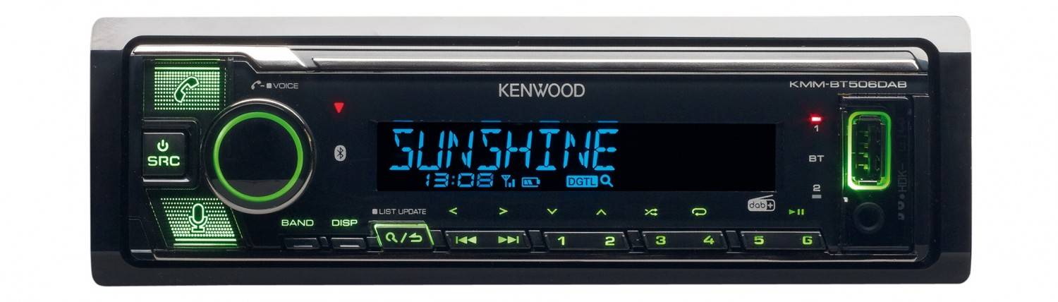 1-DIN-Autoradios Kenwood KMM-BT506DAB im Test, Bild 9