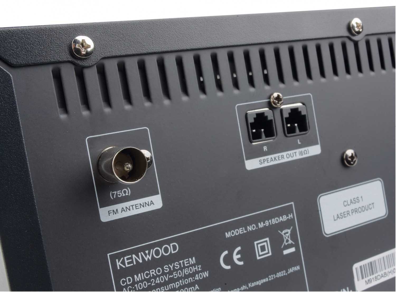 Minianlagen Kenwood M-918DAB im Test, Bild 3