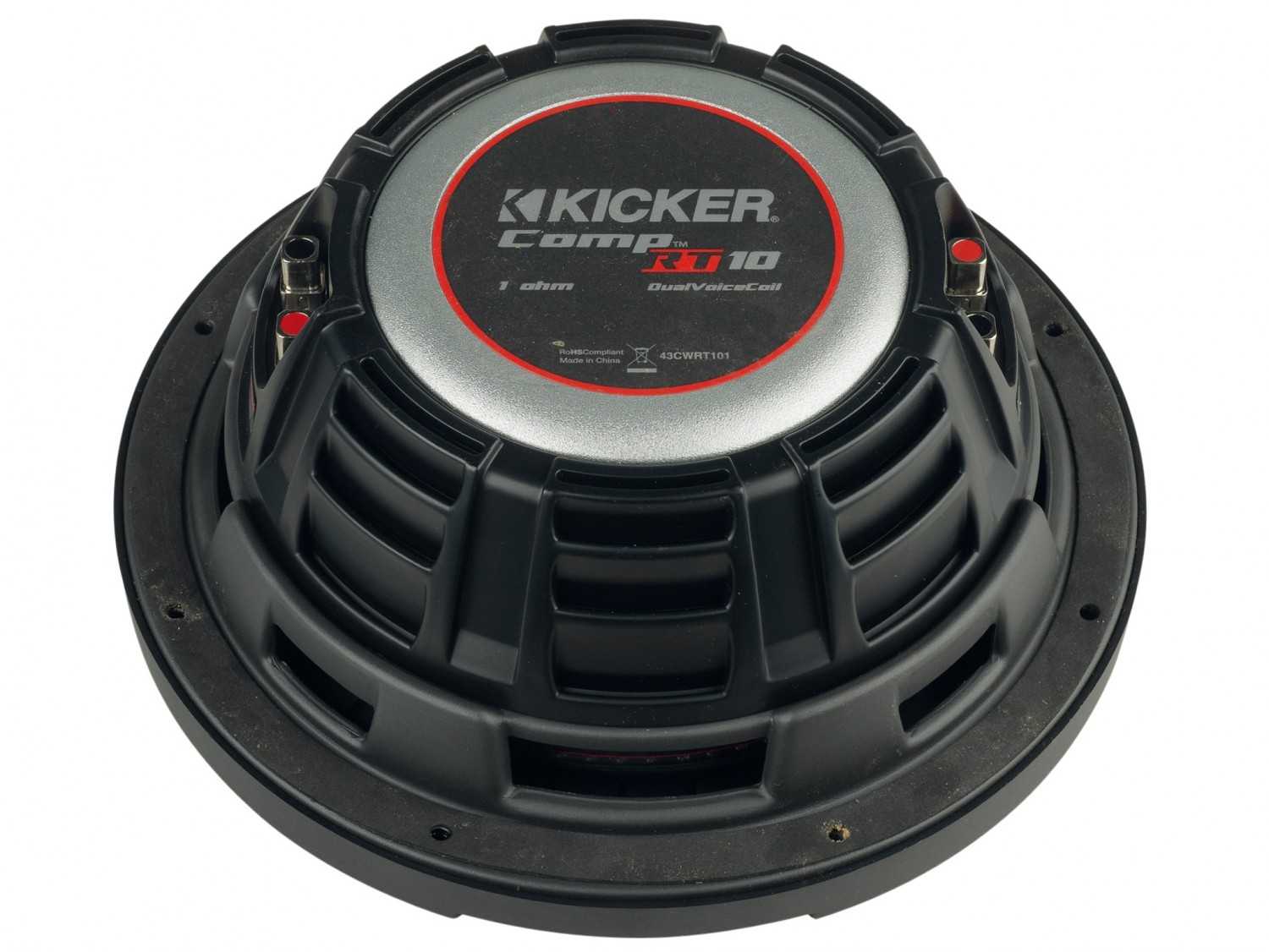 Car-Hifi Subwoofer Chassis Kicker CompRT101, Kicker CompRT121 im Test , Bild 2