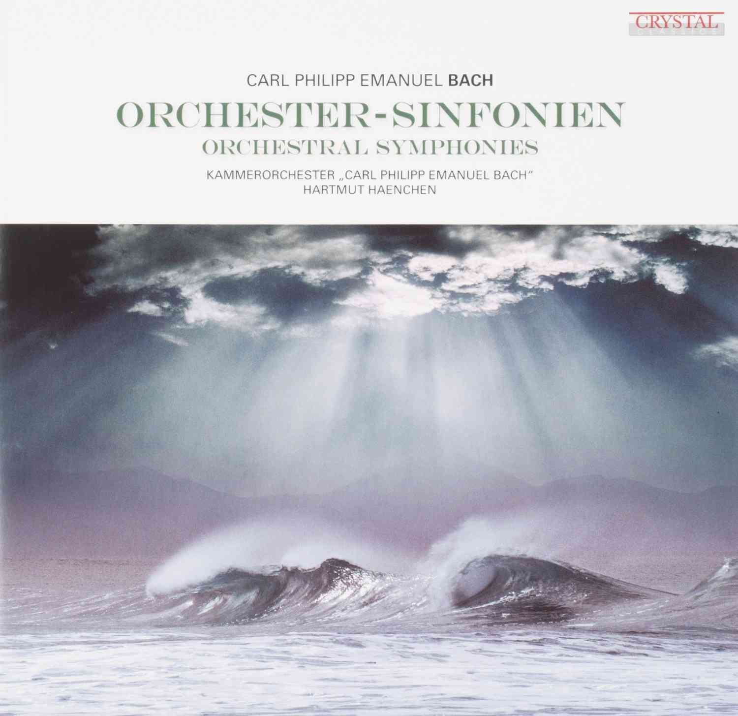 Schallplatte Komponist: Carl Philip Emanuel Bach / Interpreten: Kammerorchester Carl Philip Emanuel Bach, Hartmut Haenchen - Orchestral Symphonies (Crystal) im Test, Bild 1