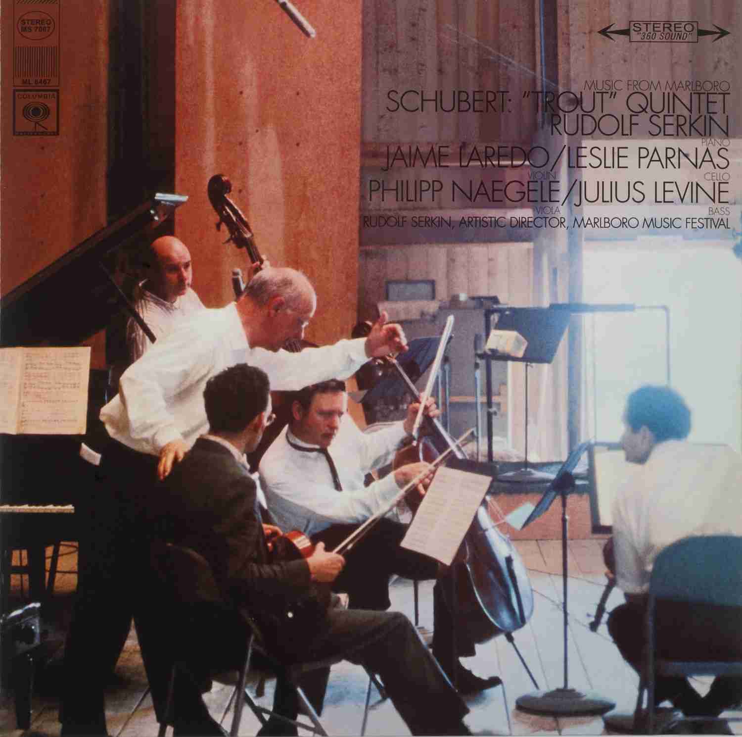 Komponist: Franz Schubert / Interpret: Rudolf Serkin Quintett - Forellenquintett: Komponist: Franz Schubert / Interpret: Rudolf Serkin Quintett - Forellenquintett (Columbia, Speakers Corner), Bild 1 Schallplatte Komponist: Franz Schubert / Interpret: Rudolf Serkin Quintett - Forellenquintett (Columbia, Speakers Corner) im Test, Bild 1