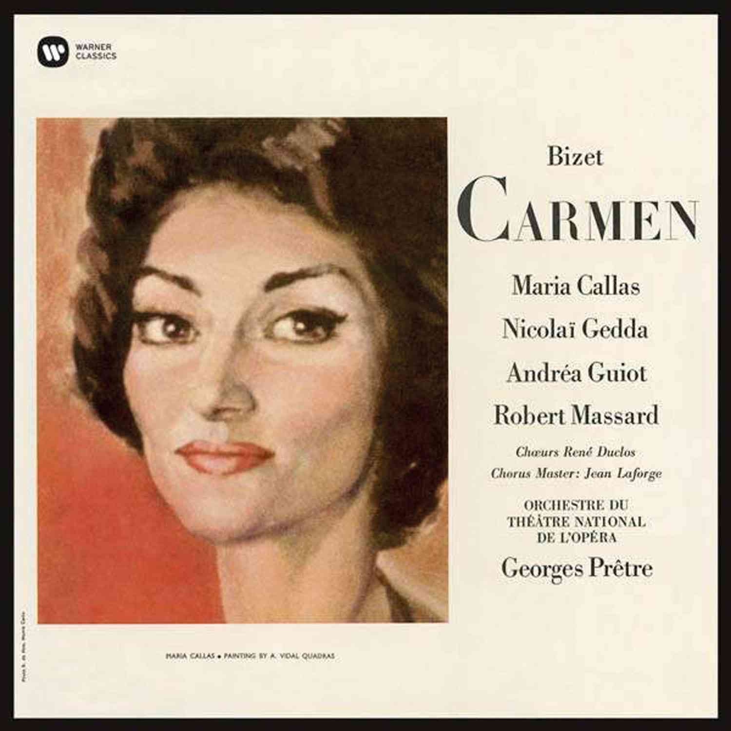 Komponist: Georges Bizet / Interpreten: Maria Callas, Nicolai Gedda / Orchestre du Théâtre National de l‘Opéra / Dirigent: Georges Prêtre - Carmen: Komponist: Georges Bizet / Interpreten: Maria Callas, Nicolai Gedda / Orchestre du Théâtre National de1 Schallplatte Komponist: Georges Bizet / Interpreten: Maria Callas, Nicolai Gedda / Orchestre du Théâtre National de l‘Opéra / Dirigent: Georges Prêtre - Carmen (Warner Classics) im Test, Bild 1