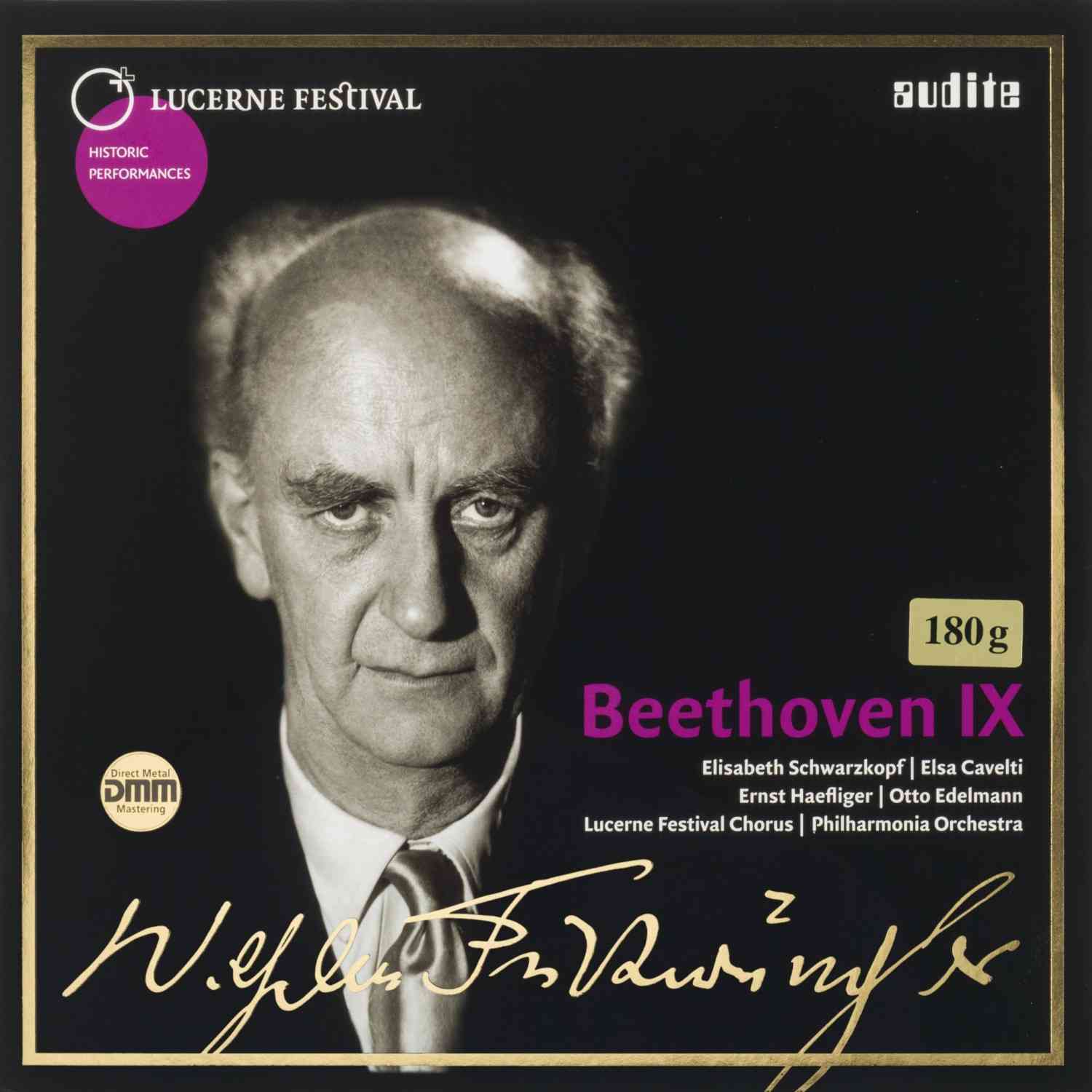 Komponist: Ludwig van Beethoven · Interpret: Elisabeth Schwarzkopf, Elsa Cavelti, Ernst Heaf- liger, Otto Edelmann, Luzerner Festspielchor, Philharmonia Orchestra, Wilhelm Furtwängler - Symphonie IX: Komponist: Ludwig van Beethoven · Interpret: Elisa1 Schallplatte Komponist: Ludwig van Beethoven · Interpret: Elisabeth Schwarzkopf, Elsa Cavelti, Ernst Heaf- liger, Otto Edelmann, Luzerner Festspielchor, Philharmonia Orchestra, Wilhelm Furtwängler - Symphonie IX (Audite) im Test, Bild 1