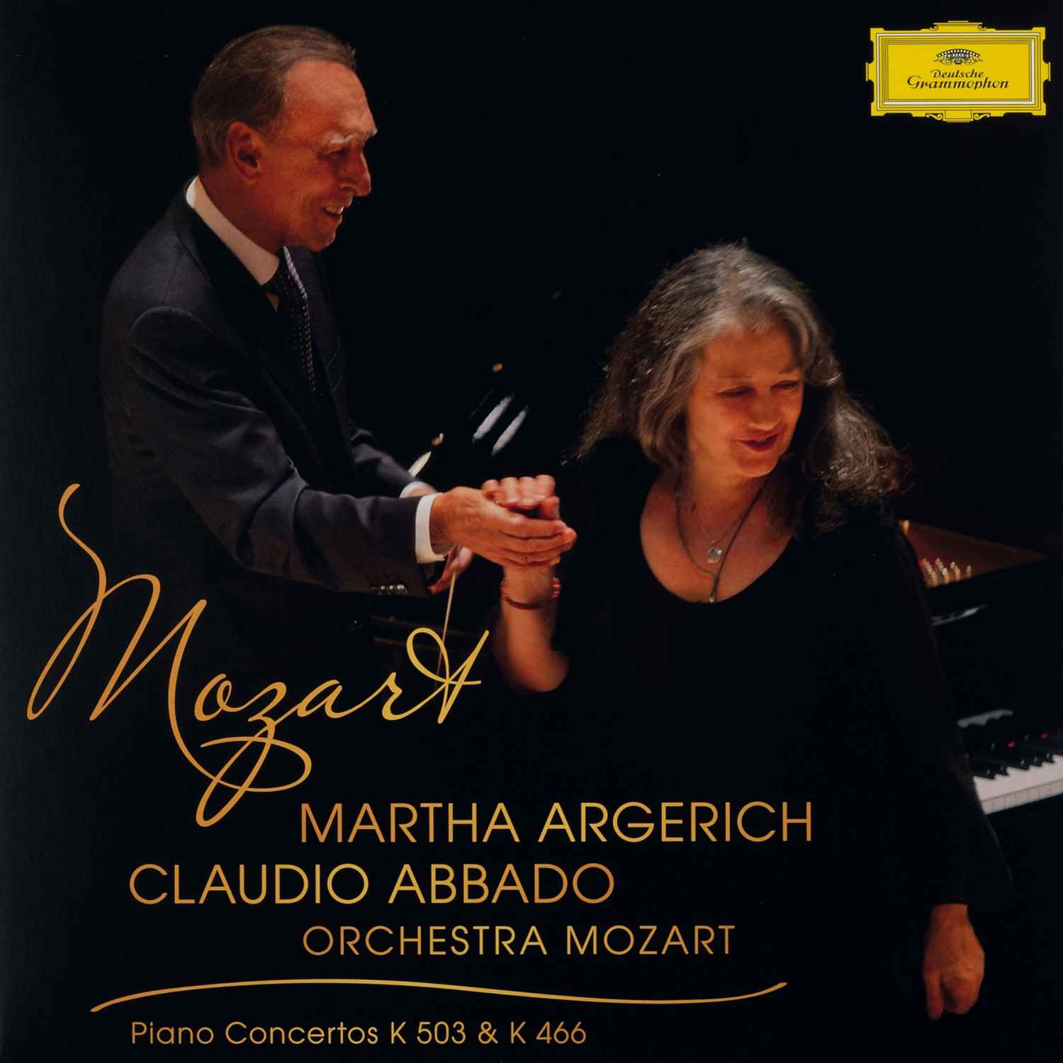 Komponist: Wolfgang Amadeus Mozart / Interpreten: Martha Argerich, Orchestra Mozart, Claudio Abbado - Piano Concertos K 503 & K 466: Komponist: Wolfgang Amadeus Mozart / Interpreten: Martha Argerich, Orchestra Mozart, Claudio Abbado - Piano Concertos K 501 Schallplatte Komponist: Wolfgang Amadeus Mozart / Interpreten: Martha Argerich, Orchestra Mozart, Claudio Abbado - Piano Concertos K 503 & K 466 (Deutsche Grammophon) im Test, Bild 1
